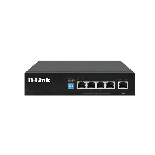 Switch PoE D-Link DGS-F1005P-E (5 port/ 10/100/1000 Mbps)