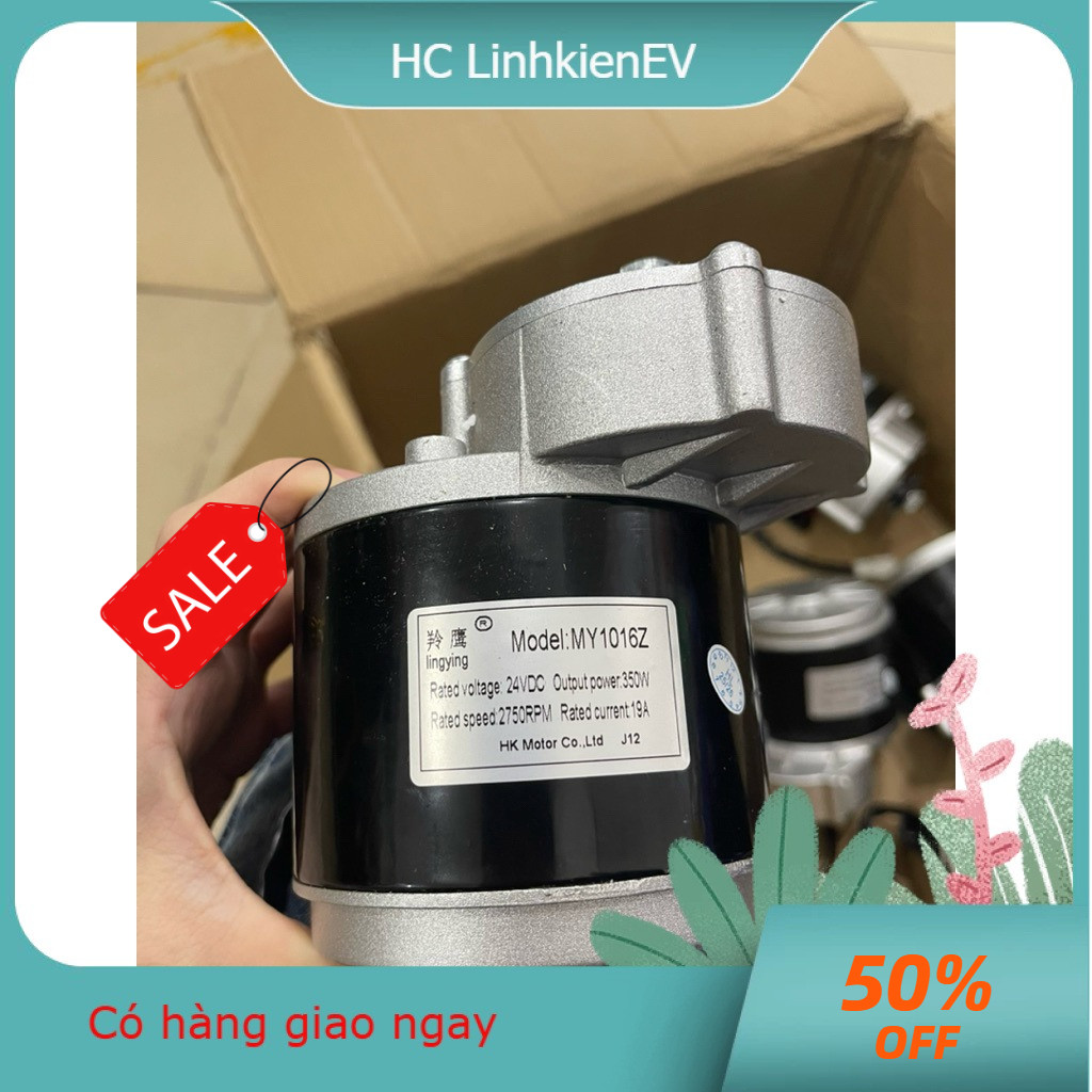 Moto 350w giảm tốc -Mô tơ bạt lai có đế bắt (12v-24v) 350w chế tời kéo bạt xe đạp điện xe rùa xe ba 