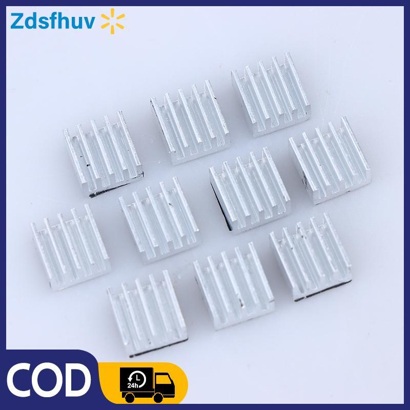 [Zds] 10 Chiếc A4988 Trình Điều Khiển Bước Tản Nhiệt Nhôm Tản Nhiệt Tản Nhiệt Làm Mát Bộ Phận Máy In