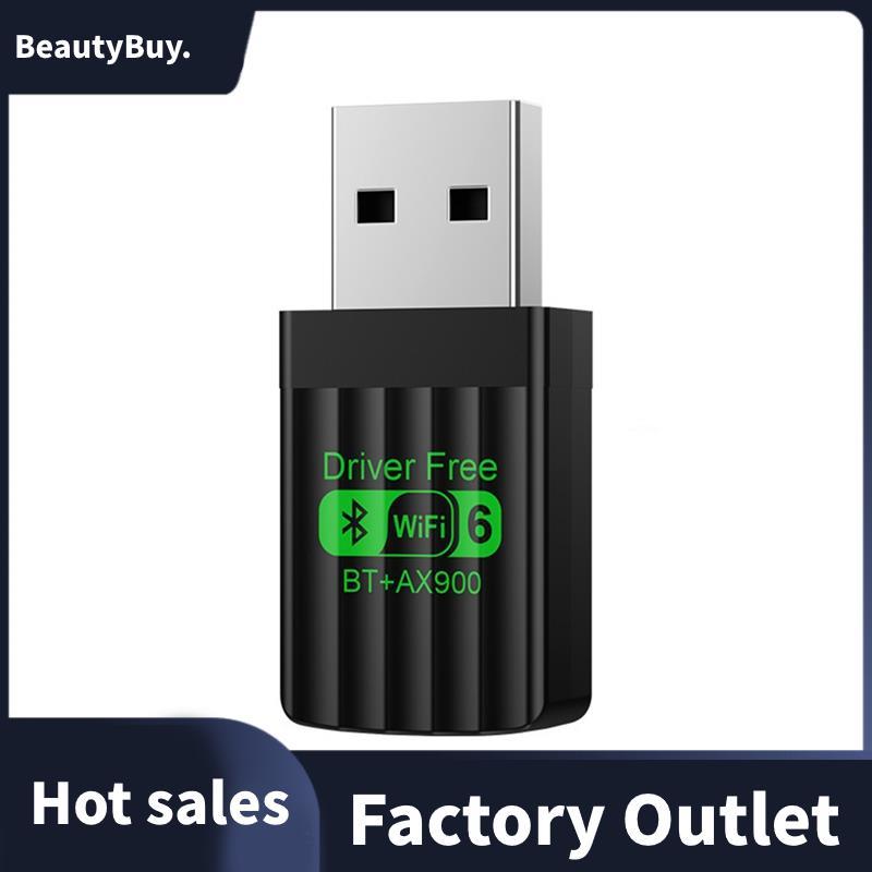 Bộ chuyển đổi USB WiFi 6 AX900 có Bluetooth 5.4 Băng tần kép 2.4G & 5GHz Mạng USB Dongle Bộ thu Wlan