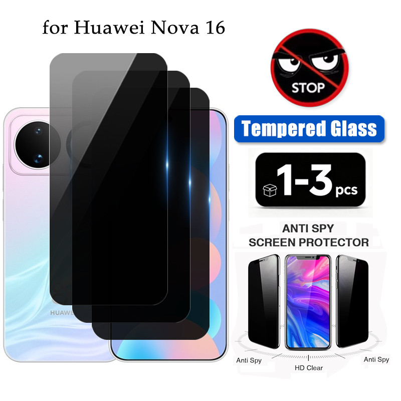 1-3 Chiếc Huawei Nova 16 Bảo Vệ Màn Hình Kính Cường Lực Riêng Tư Cho Huawei Nova 16 Pro 16z 15 Pro U