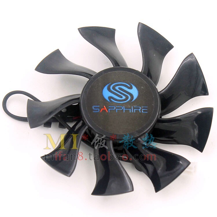Sapphire HD5770 / 6770 / 7750 / 7770 / 7850 / R7 350 Quạt Cafe Internet Vàng Bạch Kim