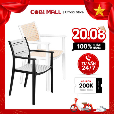 Ghế Nhựa Cao Cấp Kiểu Dáng Đơn Giản – Ghế Phòng Ăn, Quán Cafe, Văn Phòng – Cobihome