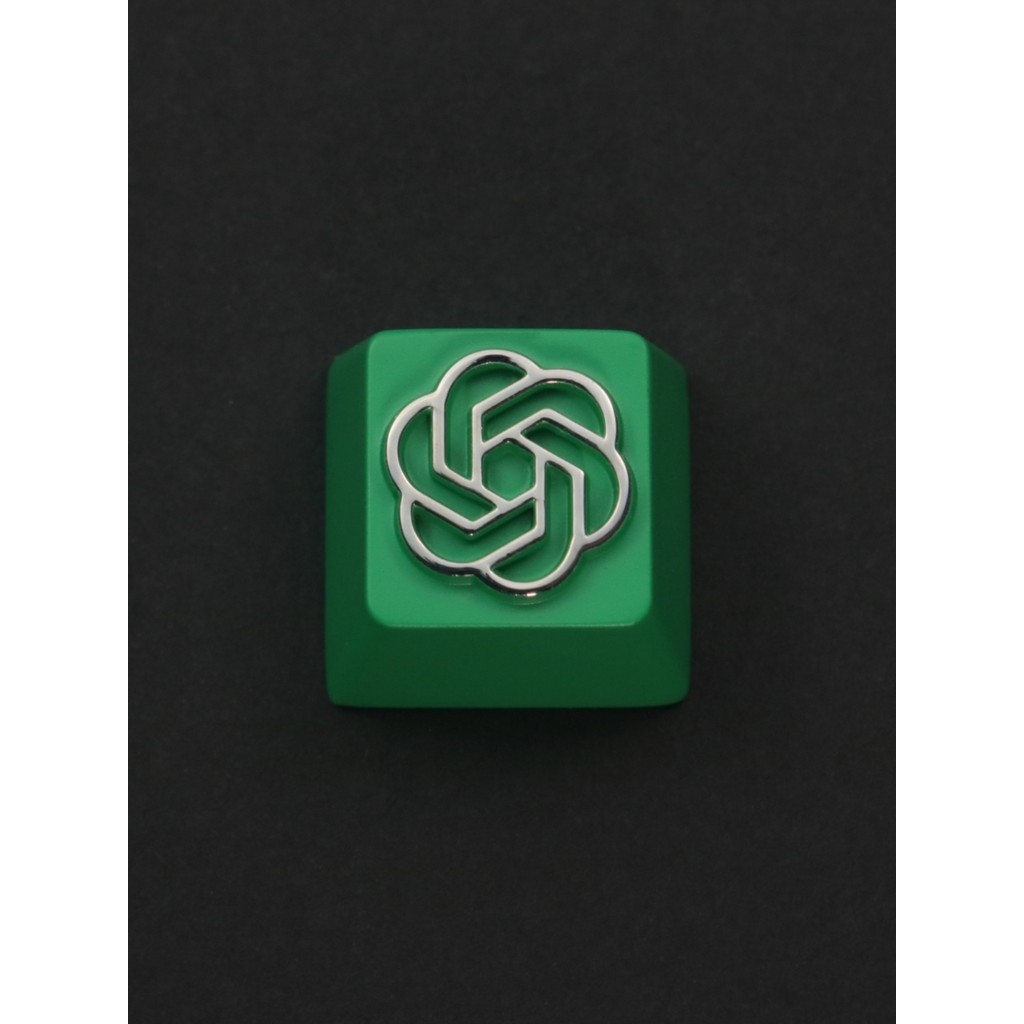 Đá Chìa Khóa OpenAI Hàng Hóa GPT Bàn Phím Cơ Kẽm Hợp Kim Nhôm Kim Loại Nút Keycap Nổi Độc Đáo