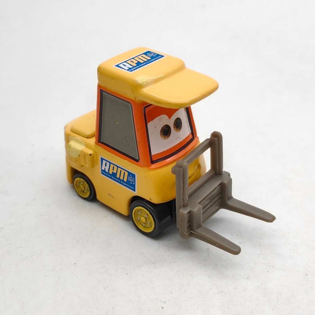 Xe Mattel Chính Hãng Đồ Chơi Hợp Kim Cars2 RPM Xe Nâng Không Có Hộp Có Sơn Thả