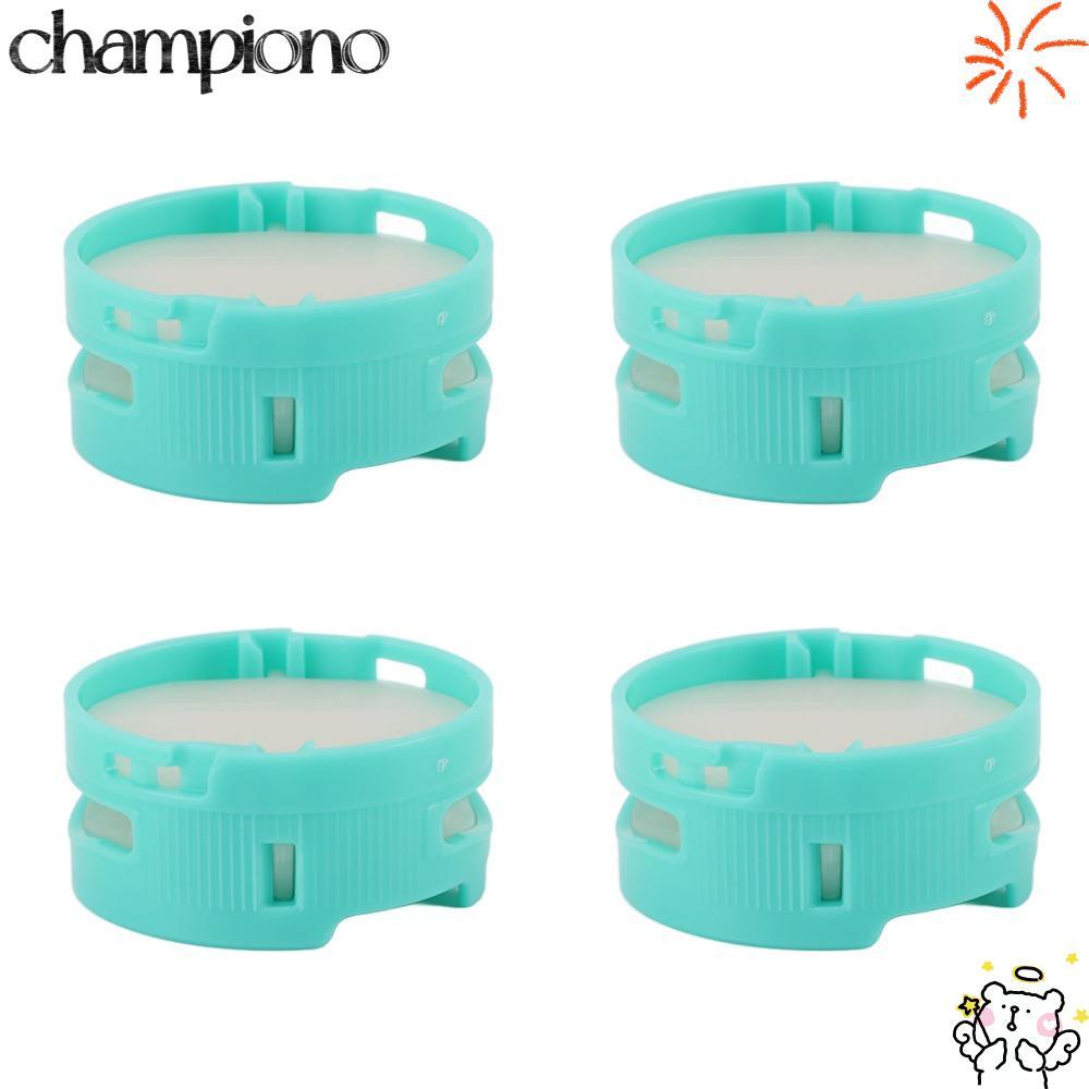 CHAMPIONO 4 Hộp mực thay thế trung hòa mùi, Máy lọc không khí hộp mực xanh bằng nhựa, Kẹp cho cá mập