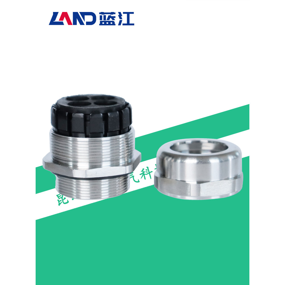 Lanjiang LAND Cáp thép không gỉ chống cháy nổ bốn lỗ Khớp chống nước IP68 Cáp niêm phong Gran Head 3