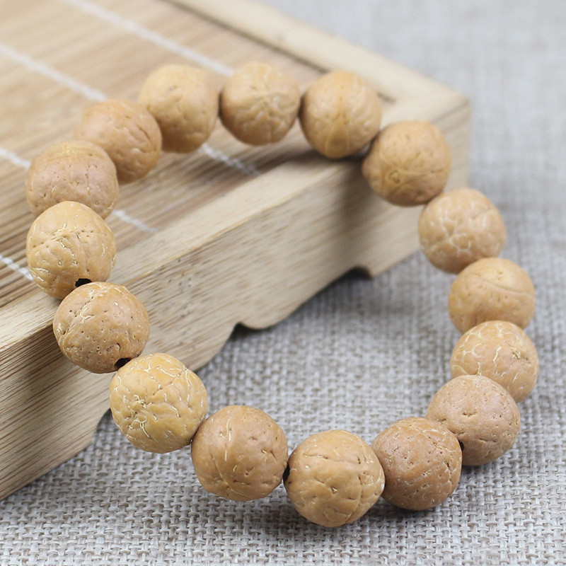 Phượng Hoàng Mắt Bồ Đề Vòng Tay 13MM Nepal Đu Đủ Bồ Đề Hạt Phật Mân Côi Hạt Đĩa Chơi Vòng Tay Cặp Đô