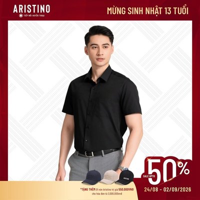 Áo Sơ Mi Nam Ngắn Tay Aristino ASS147AZ