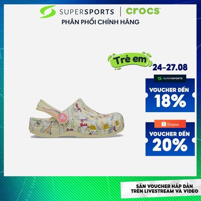 Giày Clog Trẻ Em Crocs Classic Unicorn Graphic - 212515-7CJ ADS08 LS300