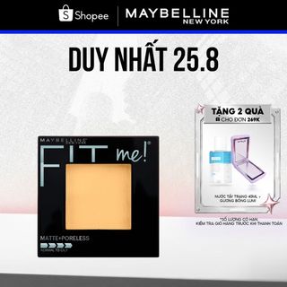 Phấn Phủ Mịn Lì Kiềm Dầu Fit Me Matte Poreless Powder Maybelline New York 8.5g