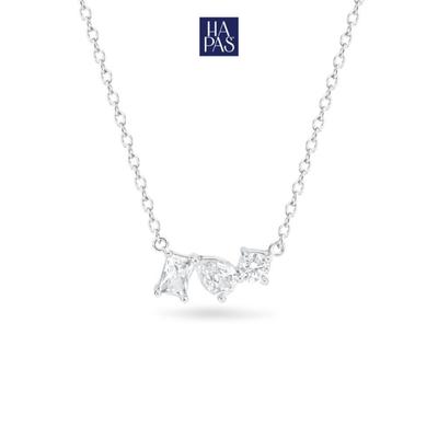 [BST SECOND CHAPTER] Dây Chuyền Dewy HAPAS JEWELRY Trang Sức Mạ Bạch Kim Đính Đá CZ Cao Cấp VC26073-SW