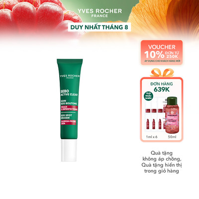 Kem chấm giảm mụn cấp tốc Yves Rocher Sebo Active Clear 10ml
