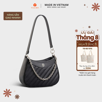 Túi Yuumy (Thời trang nữ sành điệu phối phụ kiện - Túi đeo vai da Seasand YN210)