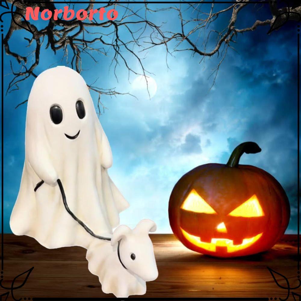 NORTO Ma Quái Chó Halloween Hình Tượng, Ma Đi Bộ Ma Chó Ma Ma Đi Bộ Tượng Chó, Trang Trí Ma Hallowee