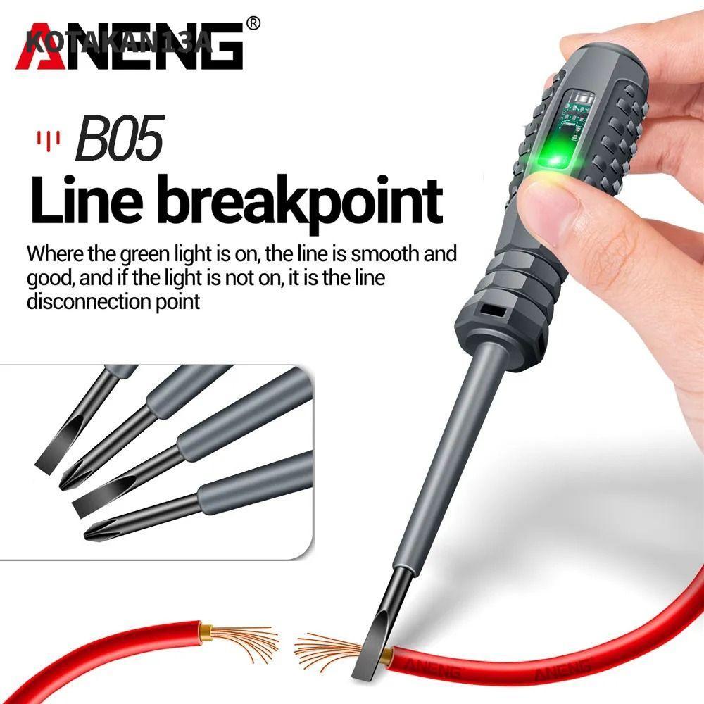 Bút thử điện KOTAKAN13A, có đèn báo Tua vít cảm ứng thông minh, Công cụ thợ điện ANENG B05 Zero Live