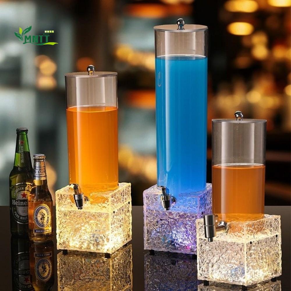 Tháp bia dạ quang MNTT LED 2L Thương mại Keg di động dung tích lớn