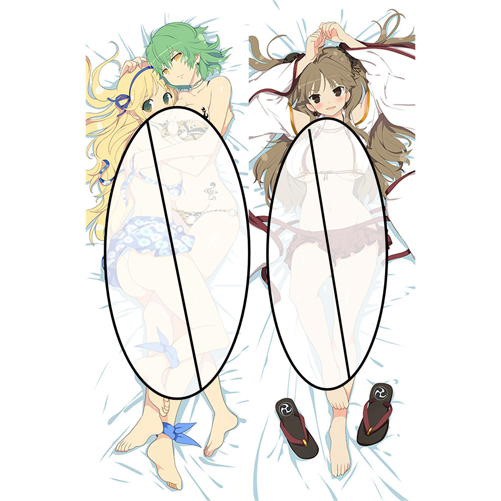 Senran Kagura Riying, Gecheng, Lianhua Gợi Cảm Cosplay Anime Hing Body Gối Vỏ Otaku Loli Dakimakura 