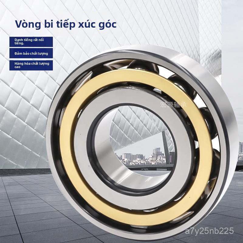 Vòng bi cầu tiếp xúc góc 7319 7320 7321 7322 7324AC ACM BM cho trục chính, bền