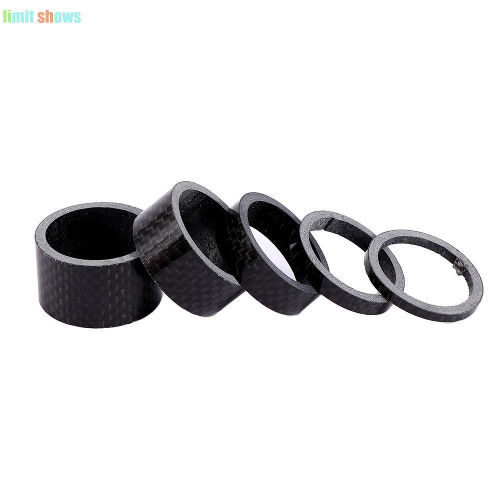 GIỚI HẠN SHOWS Máy Giặt 28.6mm Phụ Kiện Xe Đạp Sợi Carbon Phuộc Trước Tay Cầm Thanh 1-1 / 8 "Khoảng 