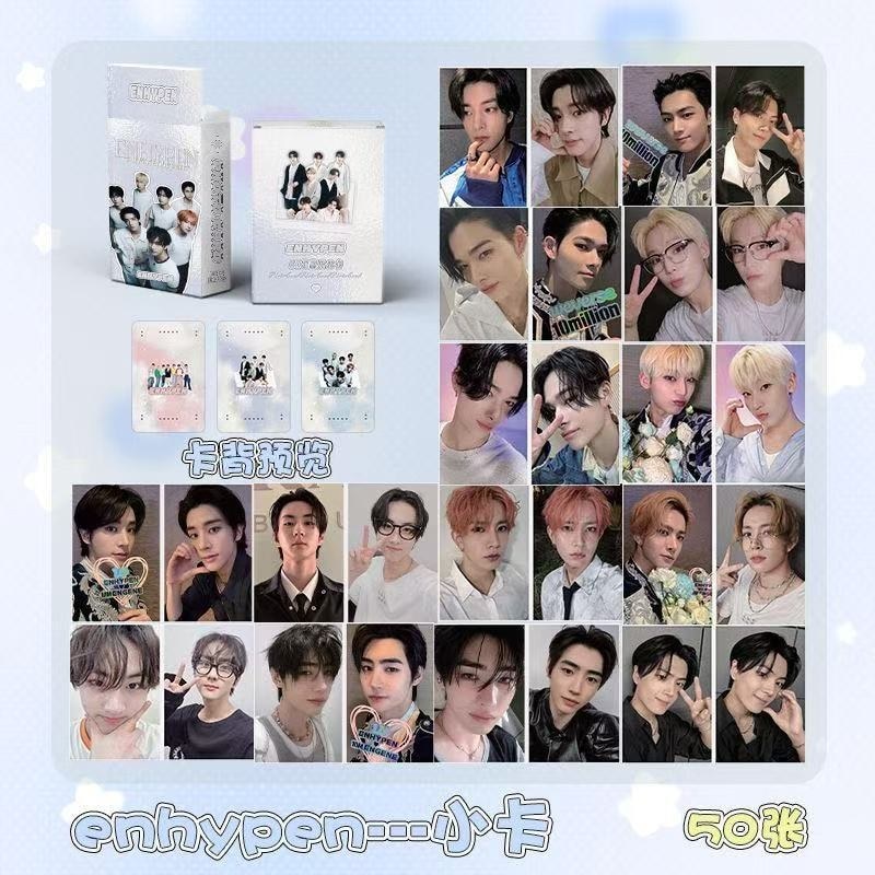 ENHYPEN Laser Photocard Hàng hóa Album Photocard 10cm#ENHYPEN镭射小卡周边专辑小卡片三寸
