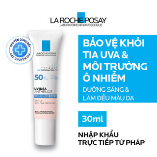  Kem Chống Nắng La Roche Posay Dạng Gel Làm Sáng Da Uvidea Anthelios Tone-Up Rosy SPF50+ 30ml 