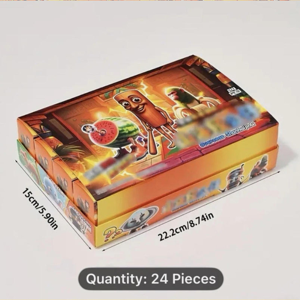 Keychain 24PCS Tungtungtung Sahur Tralalelo Tralala Brr Brr Patapim Keychain Pendant Toys