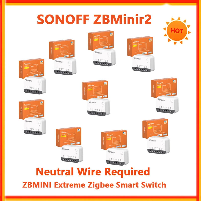 SONOFF ZBinir2 Zigbee Mini Công tắc thông minh Dây trung tính Yêu cầu eWelink Interruptor inteligent