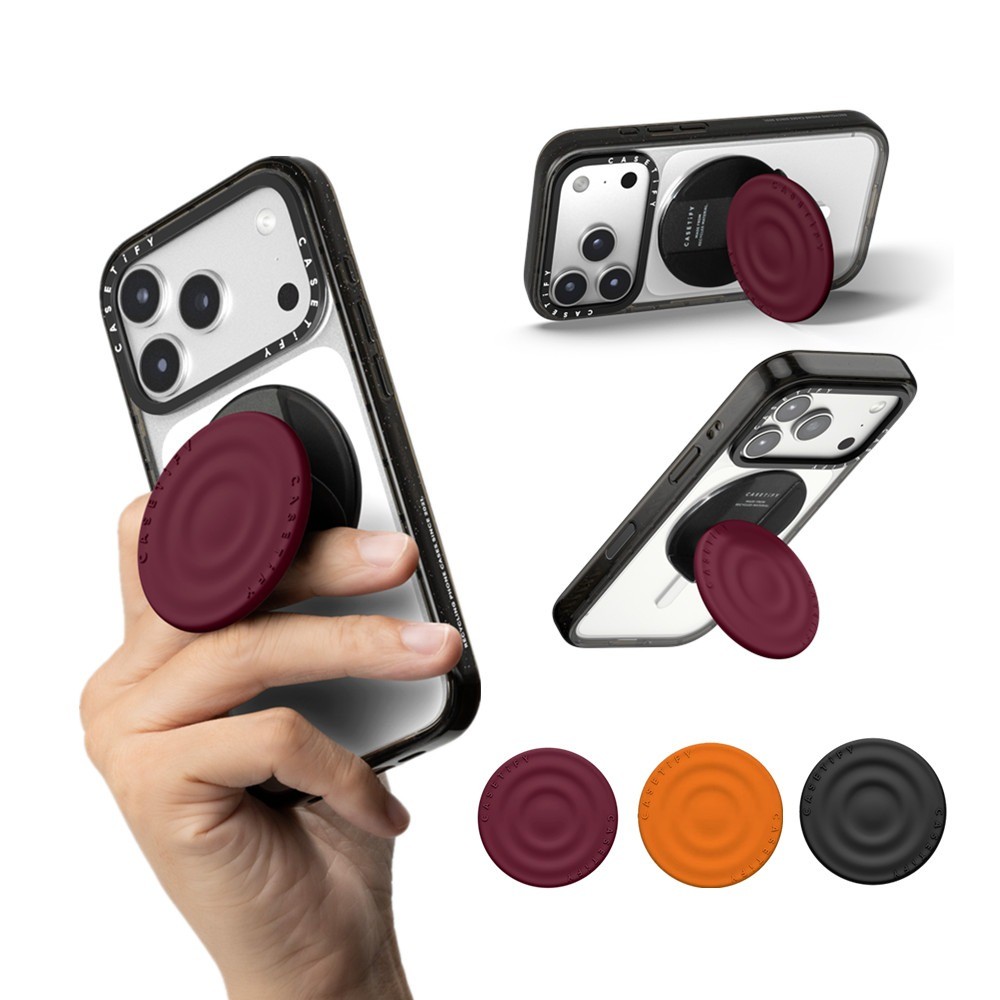 Chất Lượng Cao CaseTifg Vũ Trụ Cam Ripple Từ Tính Cầm Đứng Có Hộp Cho iPhone Điện Thoại Gấp Giá Đỡ Silicon Lỏng Di Động Fulcrum Tương Thích Đa Năng Giá Đỡ Mô Hình