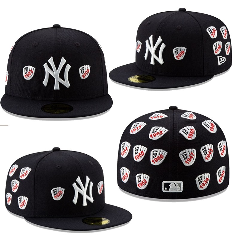 Mũ lưỡi trai 59FIFTY New York Yankees màu hải quân, logo chính hãng từ bộ sưu tập của Spike Lee