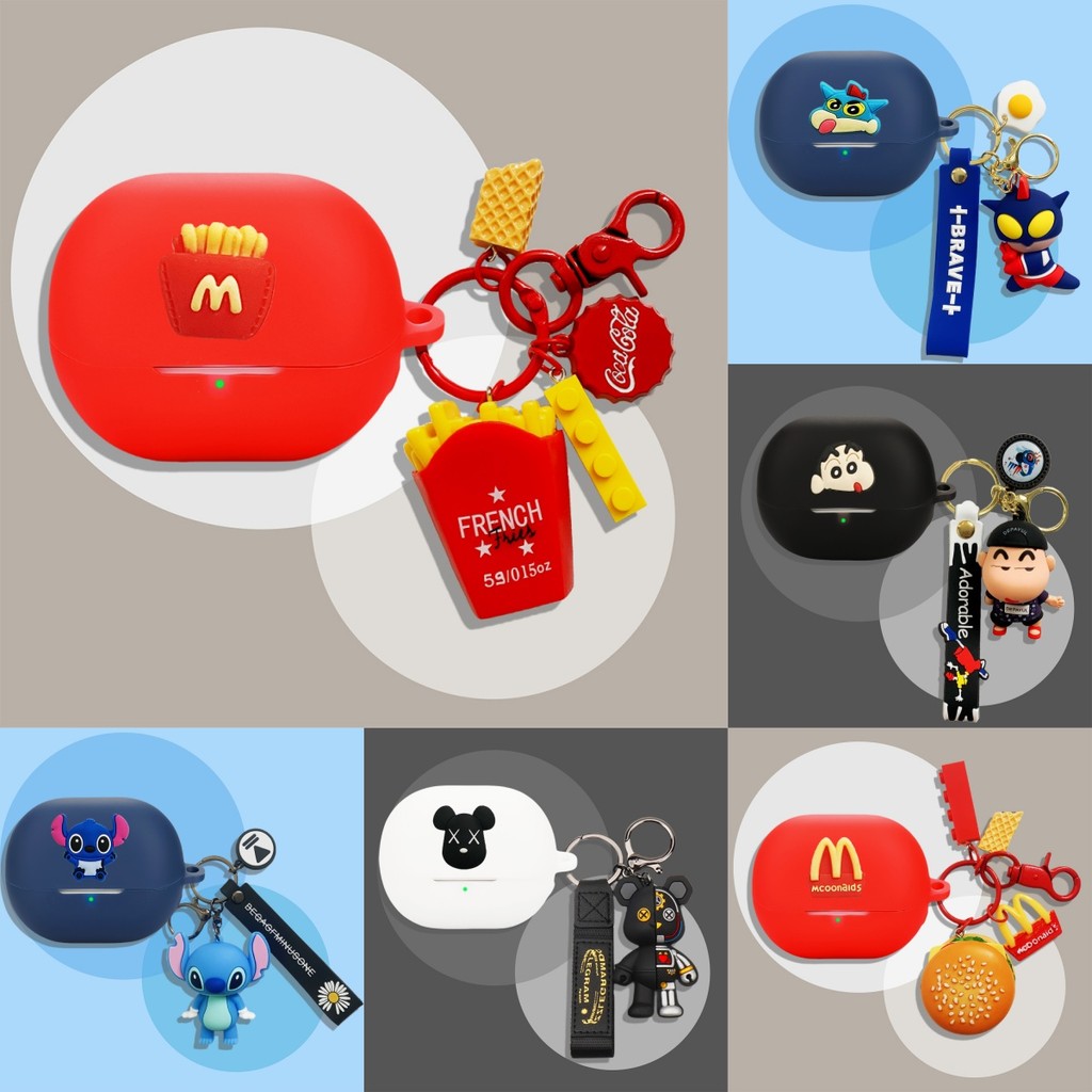 For QCY MeloBuds N60 Case Silicone Soft Case Suitable for QCY MeloBuds N60 Shockproof Shell Protecti