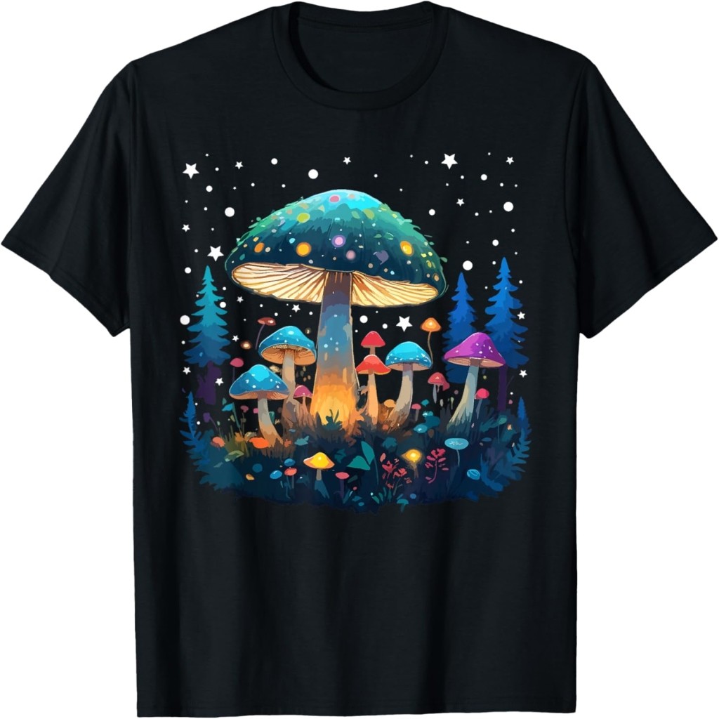 Áo thun Musoom Whisperer Colorful Fungi Design T-Shirt