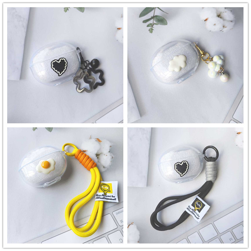 Dành cho Beats Solo Buds Case Studio nụ Silicone Vỏ bảo vệ tai nghe trong suốt