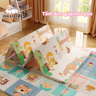 iiko Thảm Đa Năng Cho Bé - Bò, Chơi, Dã Ngoại. Gấp 3 Giây, Chống Ẩm, Đàn Hồi Tốt. Tiện Lợi Cất Gầm Giường, iiko Thảm​