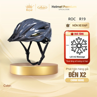 Nón Bảo Hiểm Xe Đạp ROC R19 - Thể Thao, Thoáng Mát Da Đầu, Bảo Hành Chỉnh Hãng 12 Tháng