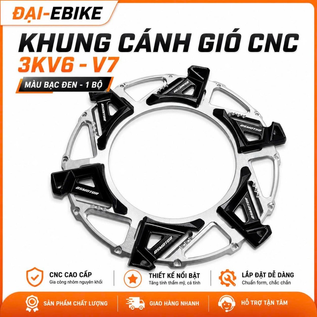 Khung Cánh Gió 3KV6 Và V7 Cho Xe Điện