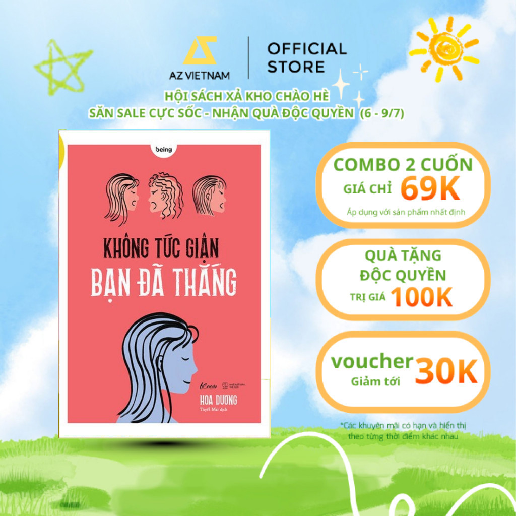 Sách - Không Tức Giận Bạn Đã Thắng