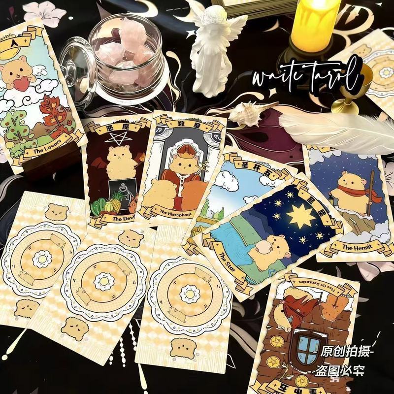 Tarot Phổ Biến Học Tập Chính Hãng Chuột Hamster Tarot Tarot Tarot Tarot Near West 78 Miếng Tarot Giá