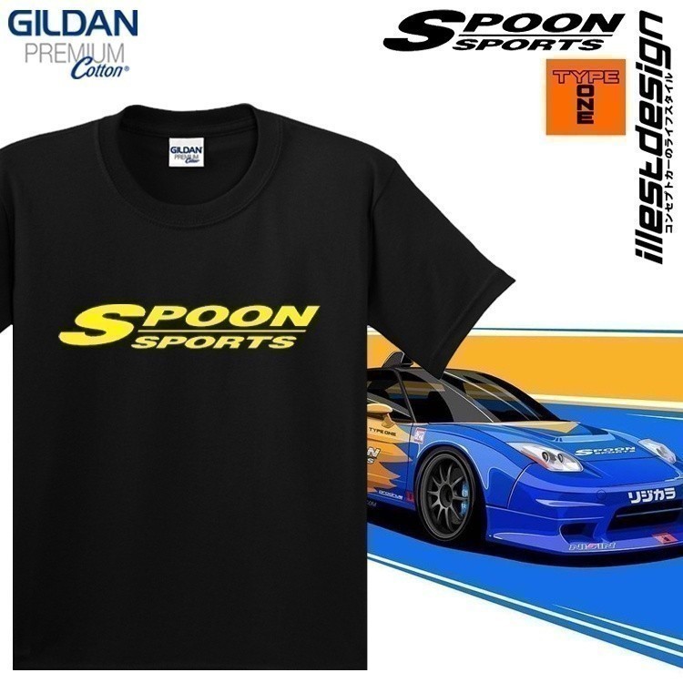 Thời Trang 23 2026 Tự Động Tee: Thìa Thể Thao CPB101 JDM Thiết Kế Áo Thun CIVIC LOẠI R FD2R S2000 RN