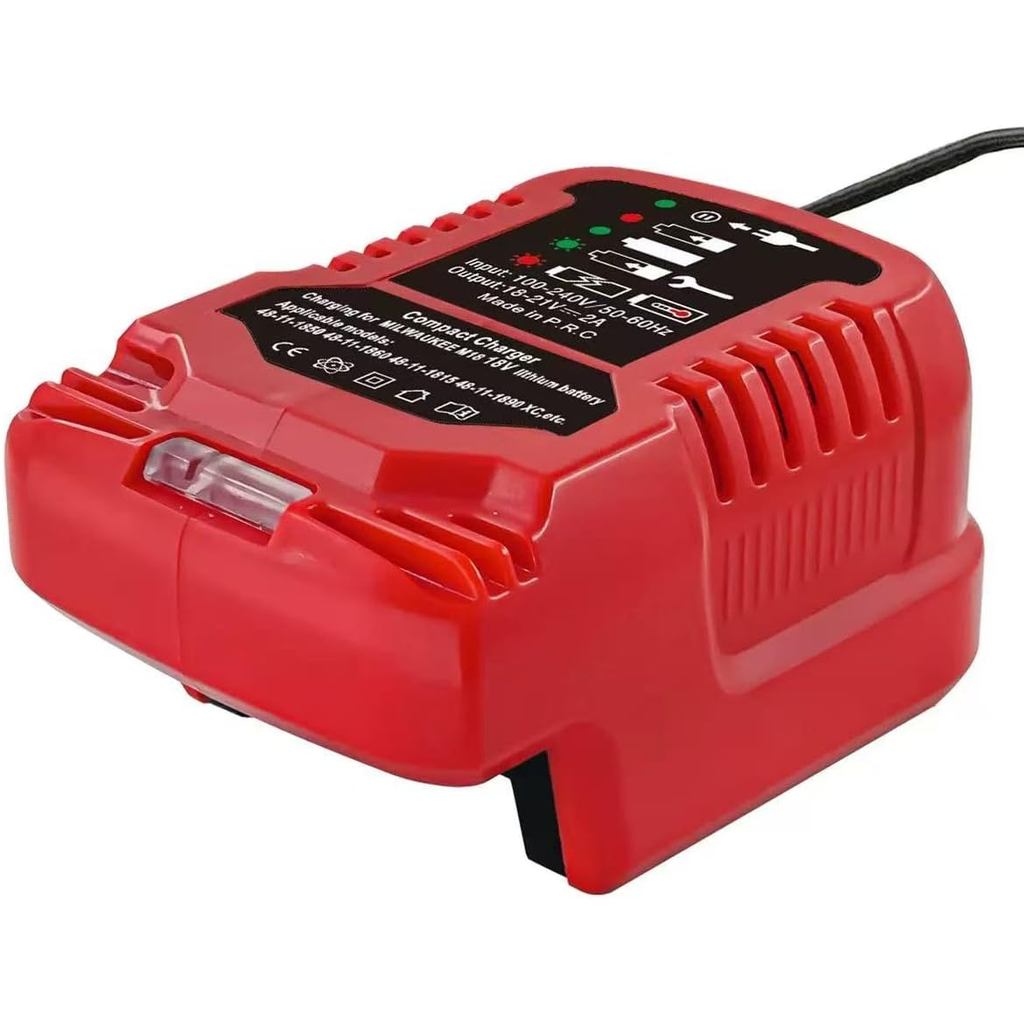 Kích Thước Nhỏ Cho Milwaukee M18 Pin Sạc Đa Điện Áp Sạc Thay Thế Cho Milwaukee M18 18V Pin Lithium-i