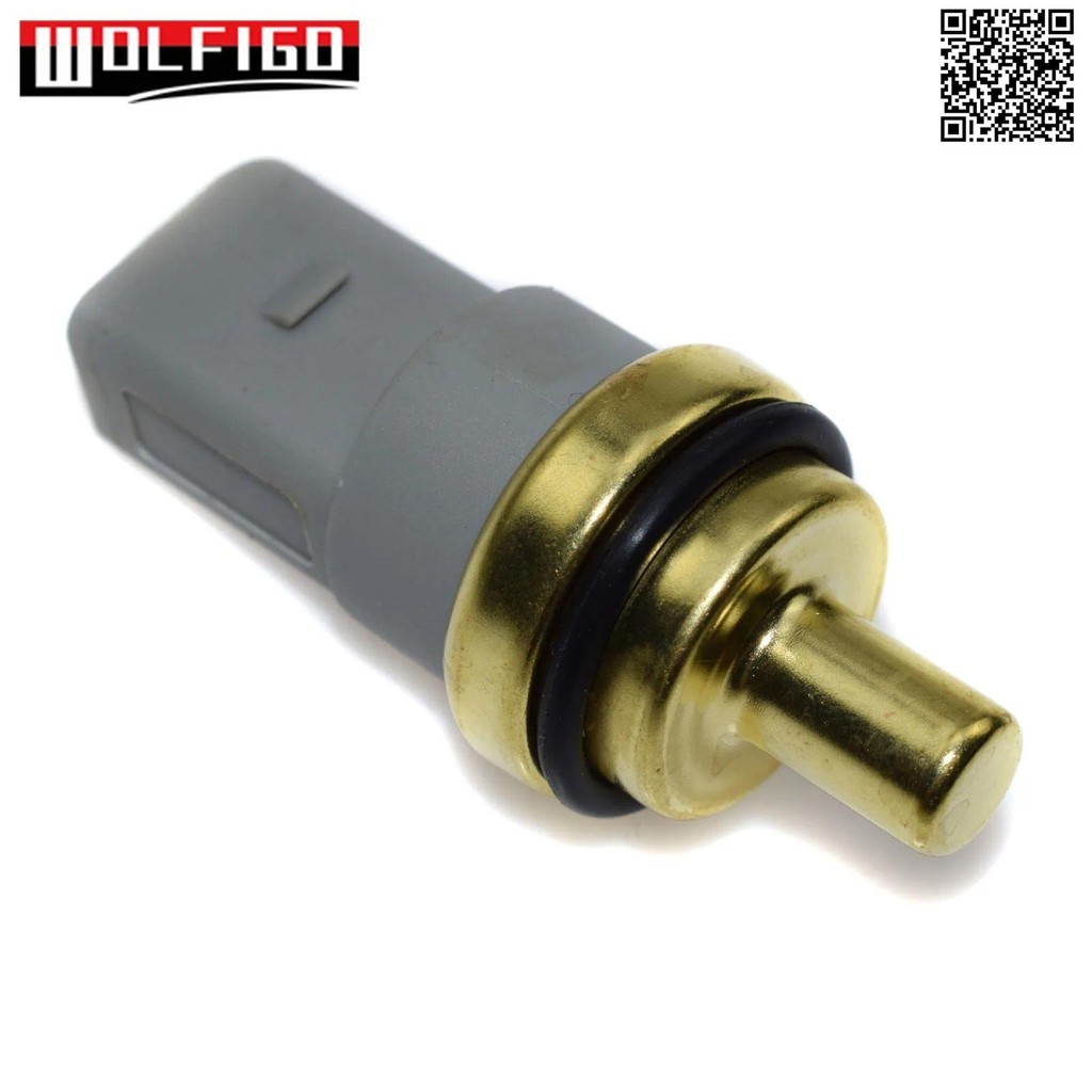 2 chân Cảm biến nhiệt độ làm mát & Vòng chữ O cho VW Jetta Golf 4 5 6 Passat 6 A3 TT 032121142, 06A9