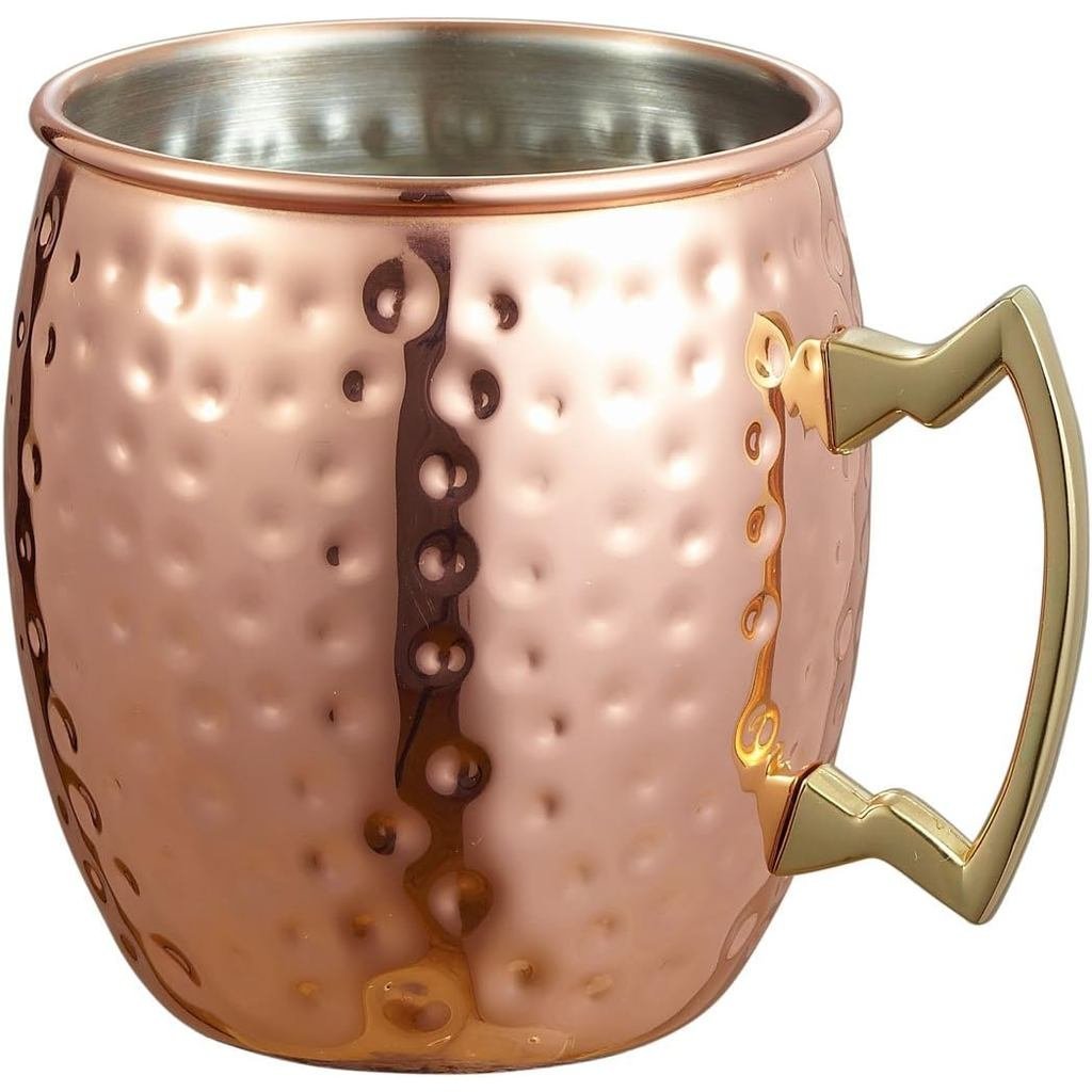 Visol Kremli Hammered Copper Finish Moscow Mule Mug, Copper 90J2