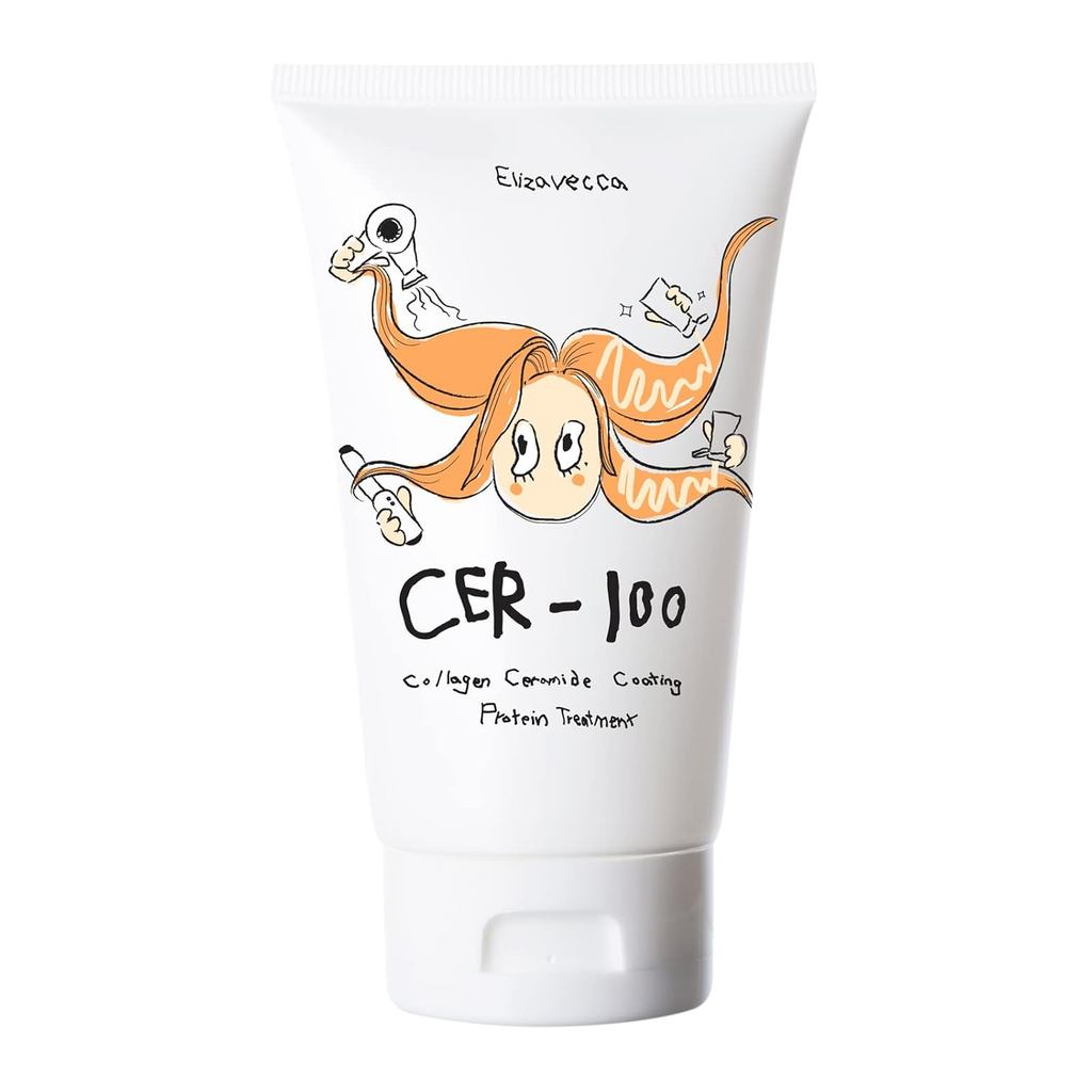 Elizavecca cer-100 Collagen Coating Chăm sóc tóc Protein 100ml