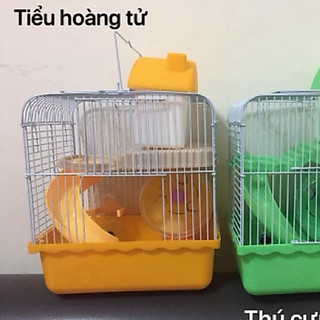 Lồng hamster _Tiểu hoàng tử (lồng kèm phụ kiện đầy đủ)