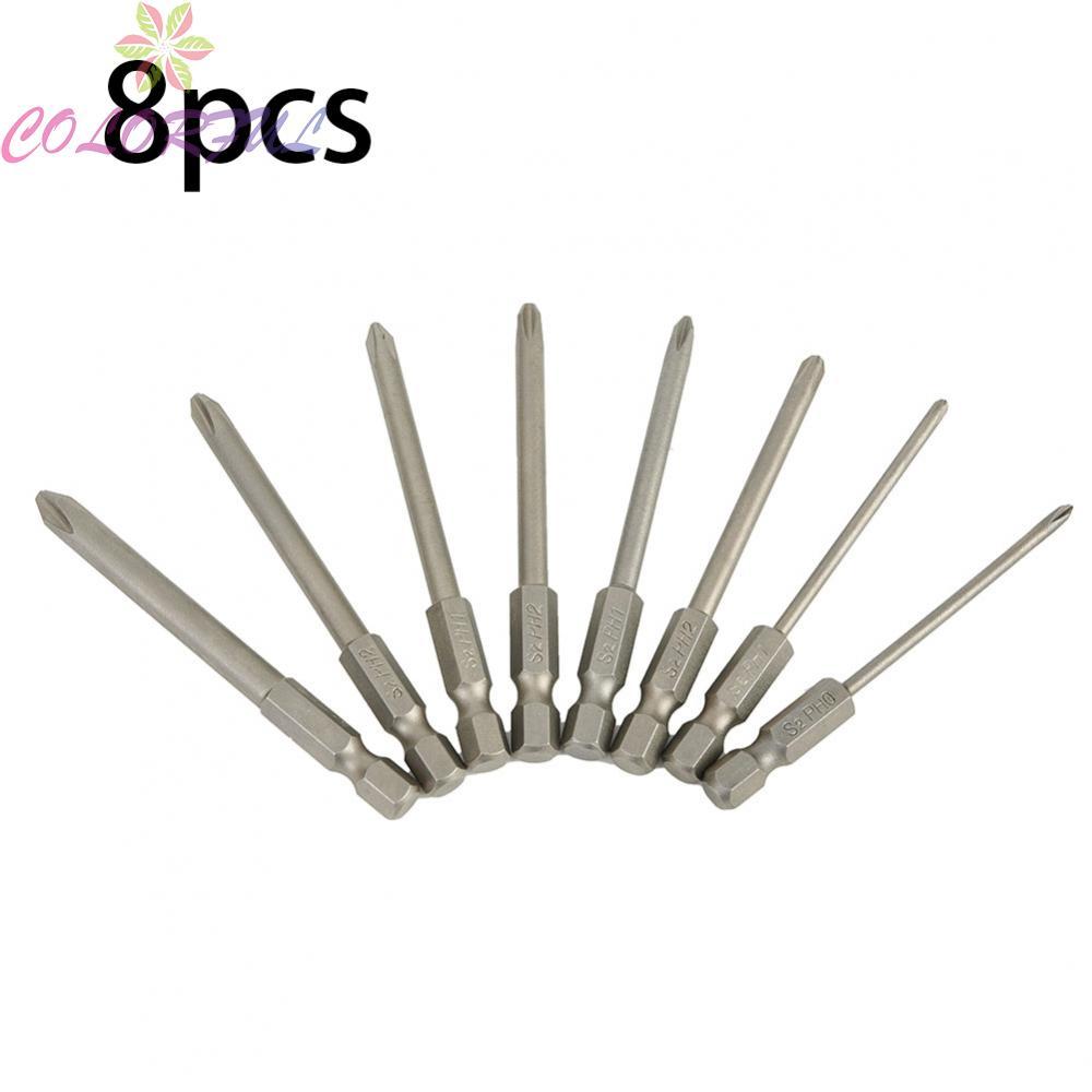 Sale Fashion Screwdriver Bits Cross Head Hex Shank Alloy Steel Head 8pcs