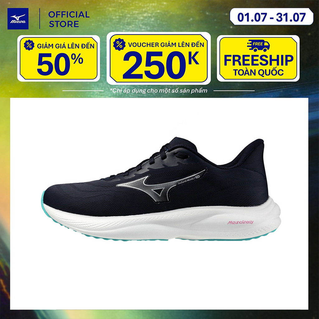 Giày Chạy Bộ Nam Mizuno Mizuno Revolt 4 - Xanh Đen - J1GC258101