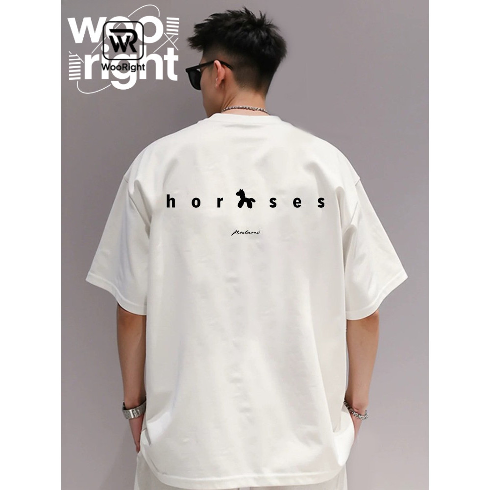 Áo thun oversize phong cách streetwear WooRight local brand form rộng unisex 250gsm 100% cotton áo p