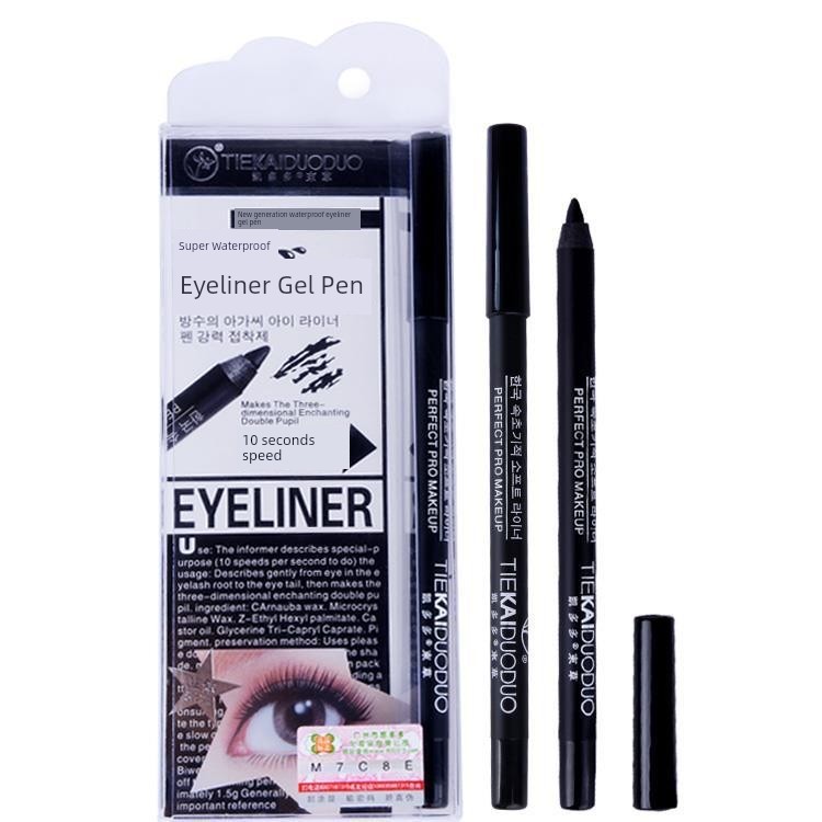bút chì kẻ mắt chì kẻ mắt Kaixi Eyeliner Gel Pen Slim Eyeliner Bút Gel Phát Triển Màu Sắc Mịn Ngọc T