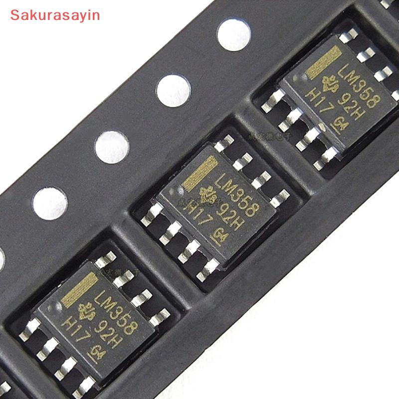 {Sakurasayin} 10 Bộ khuếch đại hoạt động kép lm358dr smd sop8 lm358 MỚI