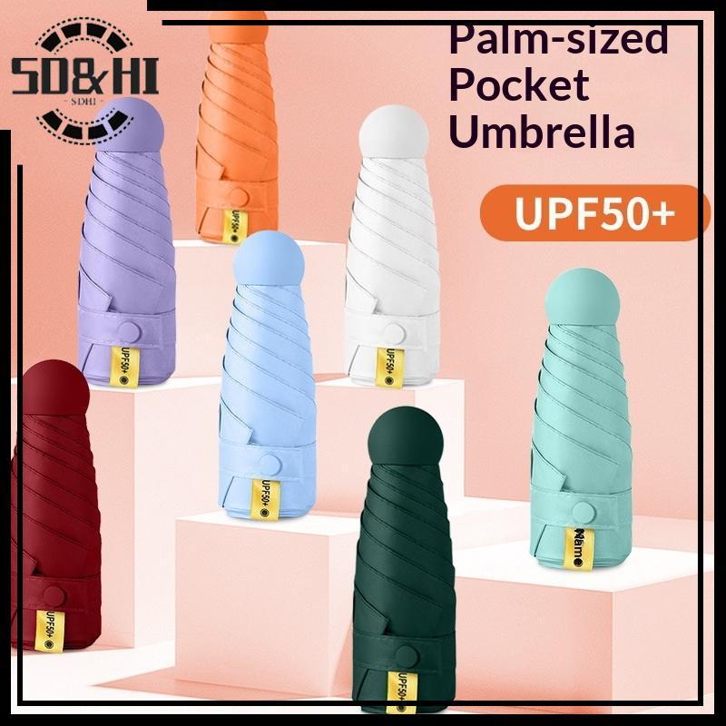 [SD & HI] Ô dù Mini siêu nhẹ Ô dù chống nắng gấp chống tia cực tím Ô dù nhỏ gấp gọn Lưới gấp (vn)